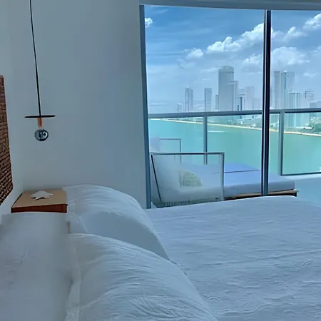 Apartamento Lujoso Apto De 1 Hab En Piso 19- Infinitum Cartagena