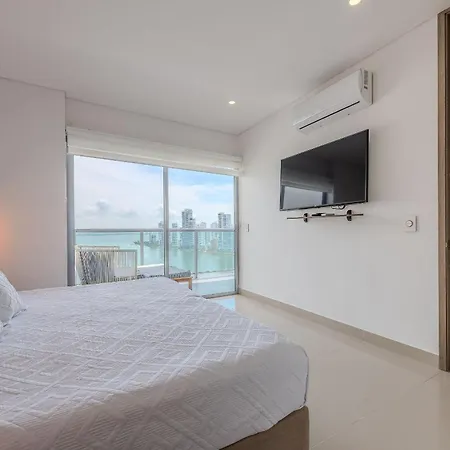 Lujoso Apto De 1 Hab En Piso 19- Infinitum Apartamento Cartagena