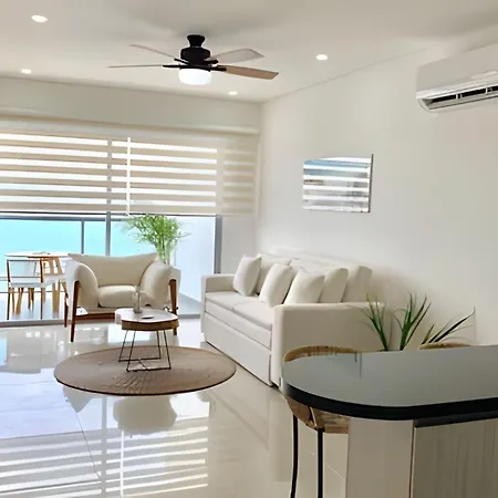 Apartamento Lujoso Apto De 1 Hab En Piso 19- Infinitum Cartagena